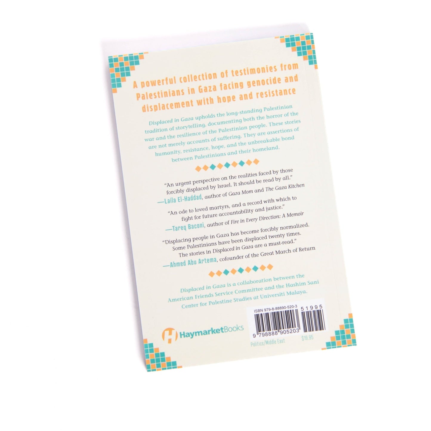 Displaced In Gaza Wear The Peace Book