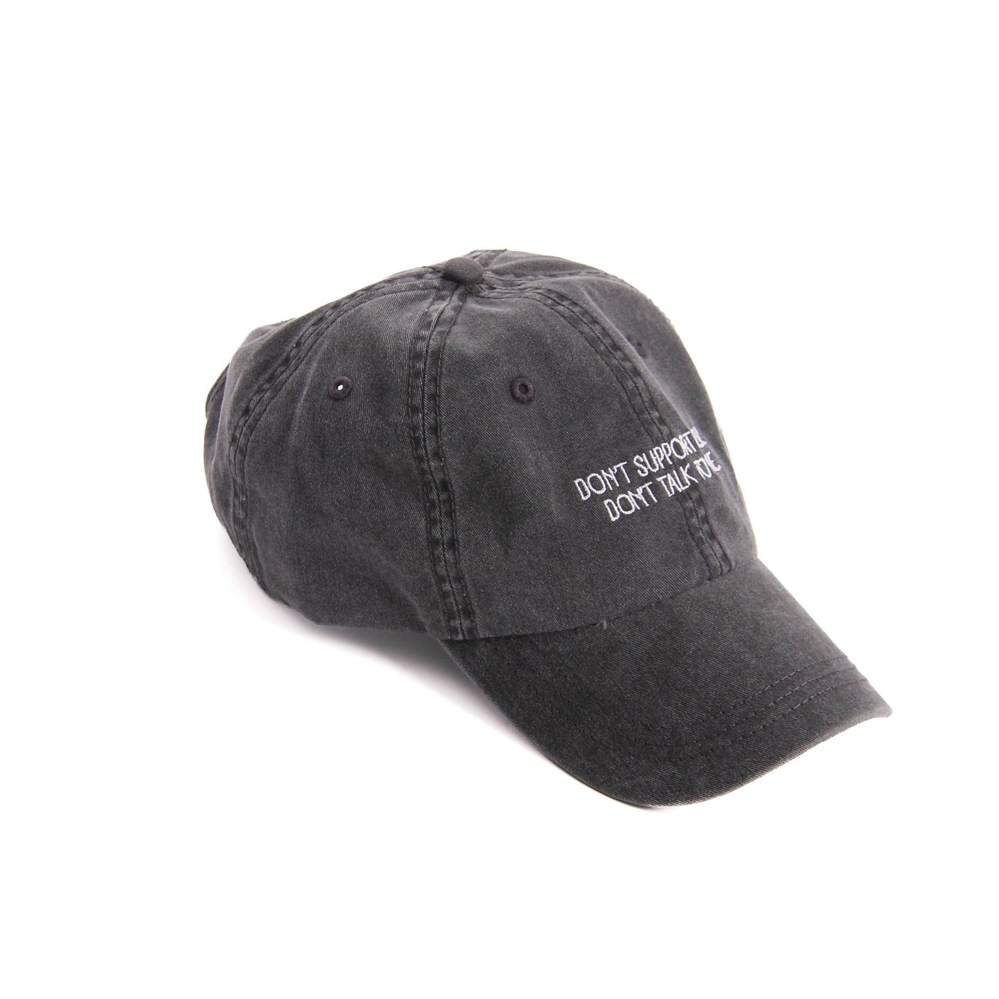Don't Support Gaza? Cap Wear The Peace Dad Caps Washed Gray