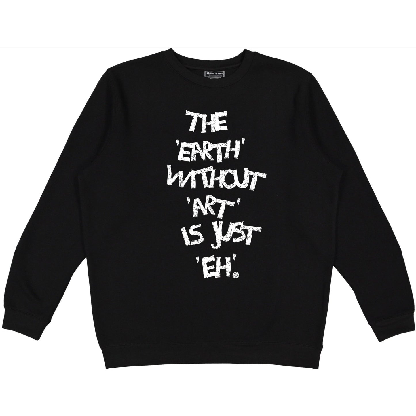 eARTh Crewneck Wear The Peace Crewnecks Black S