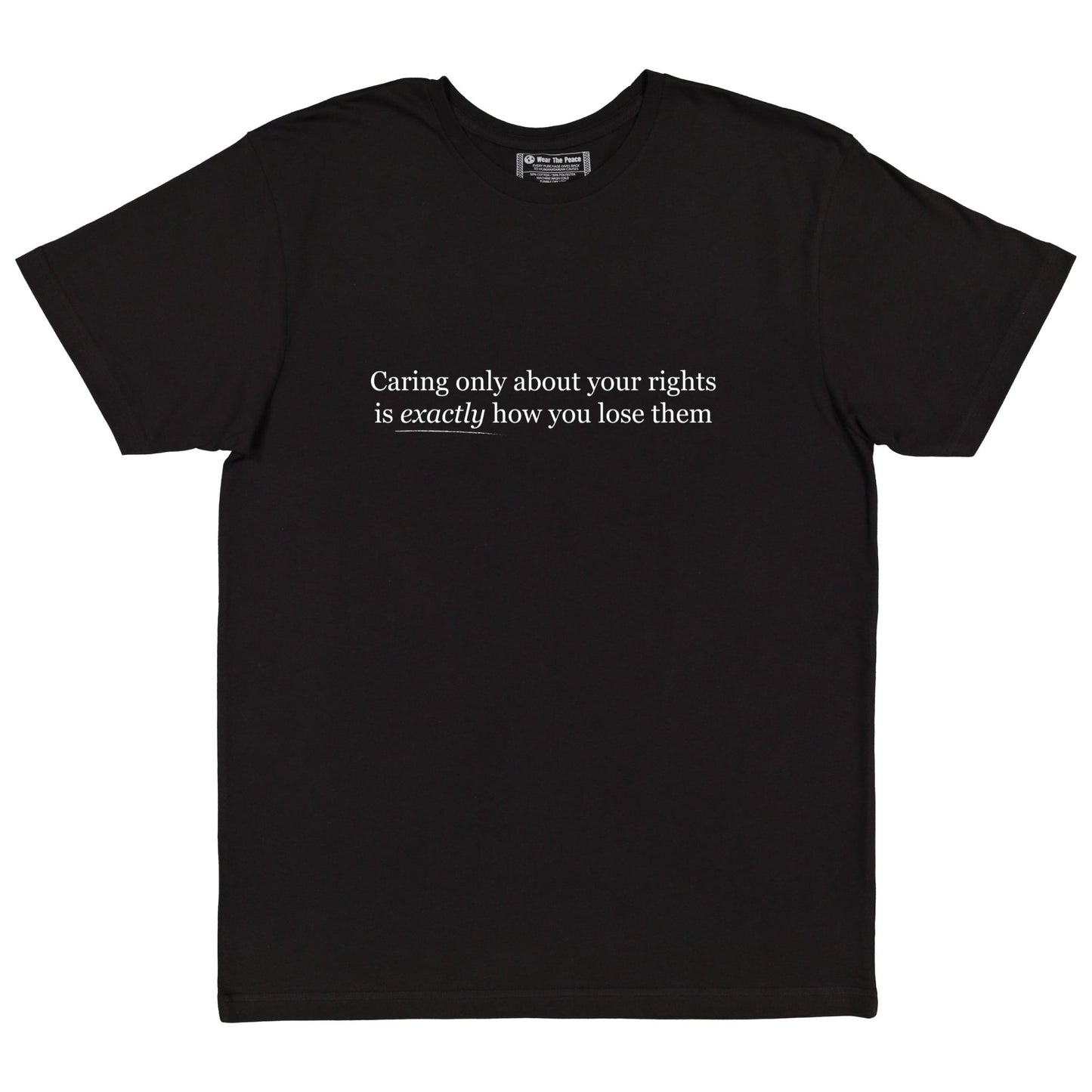 Equal Rights Tee Wear The Peace Short Sleeves S