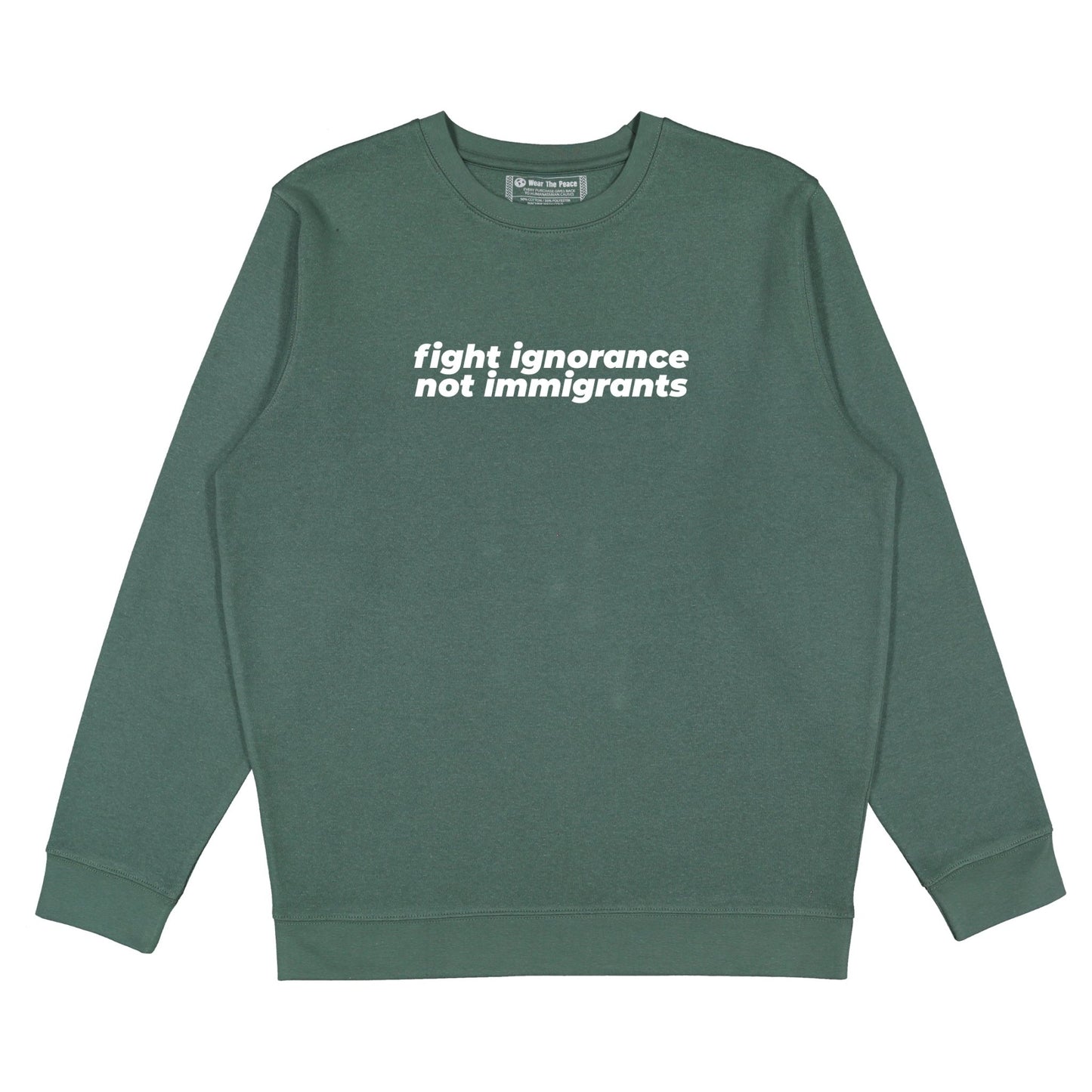 Fight Ignorance Crewneck Wear The Peace Crewnecks S