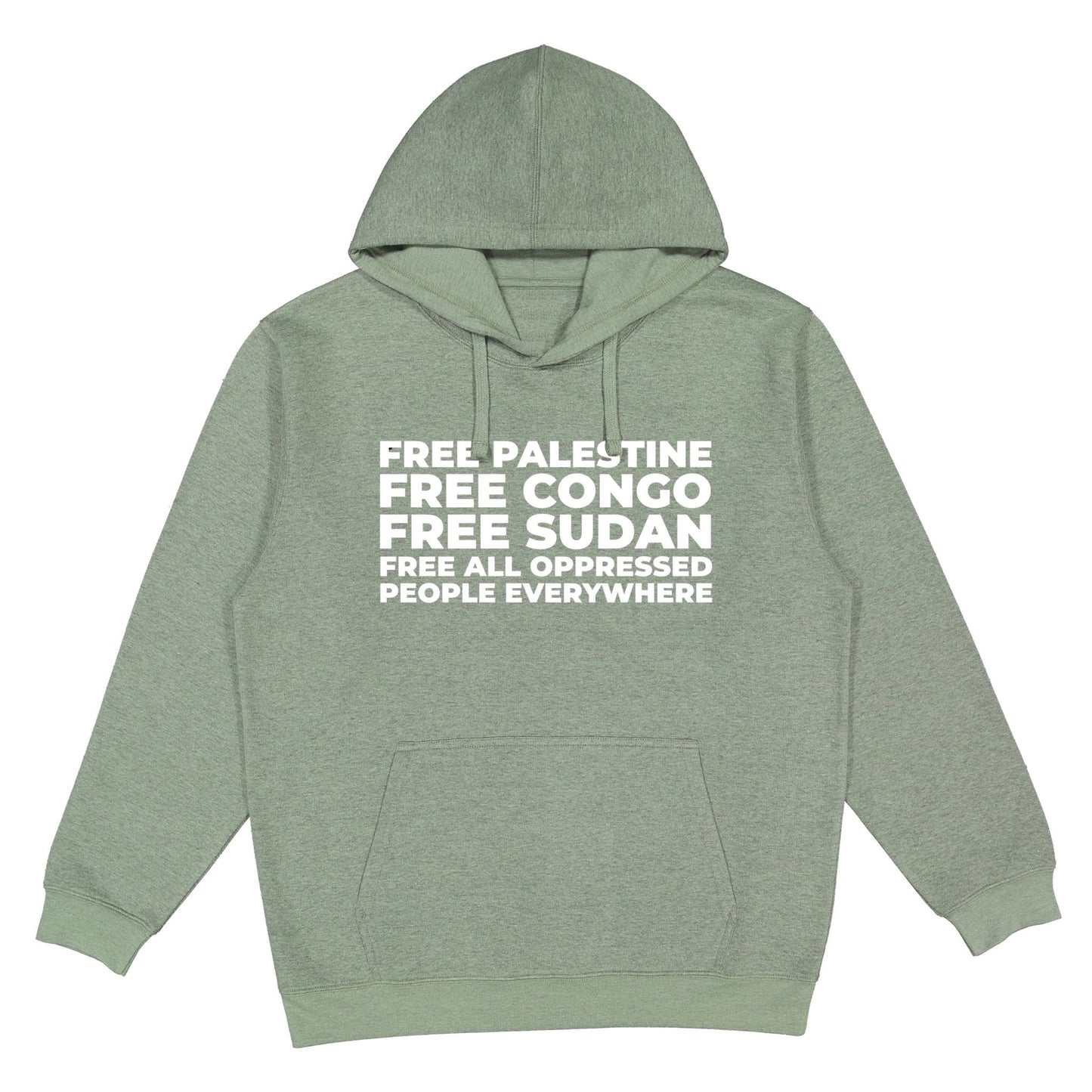 Free All Oppressed Hoodie Wear The Peace Hoodies S