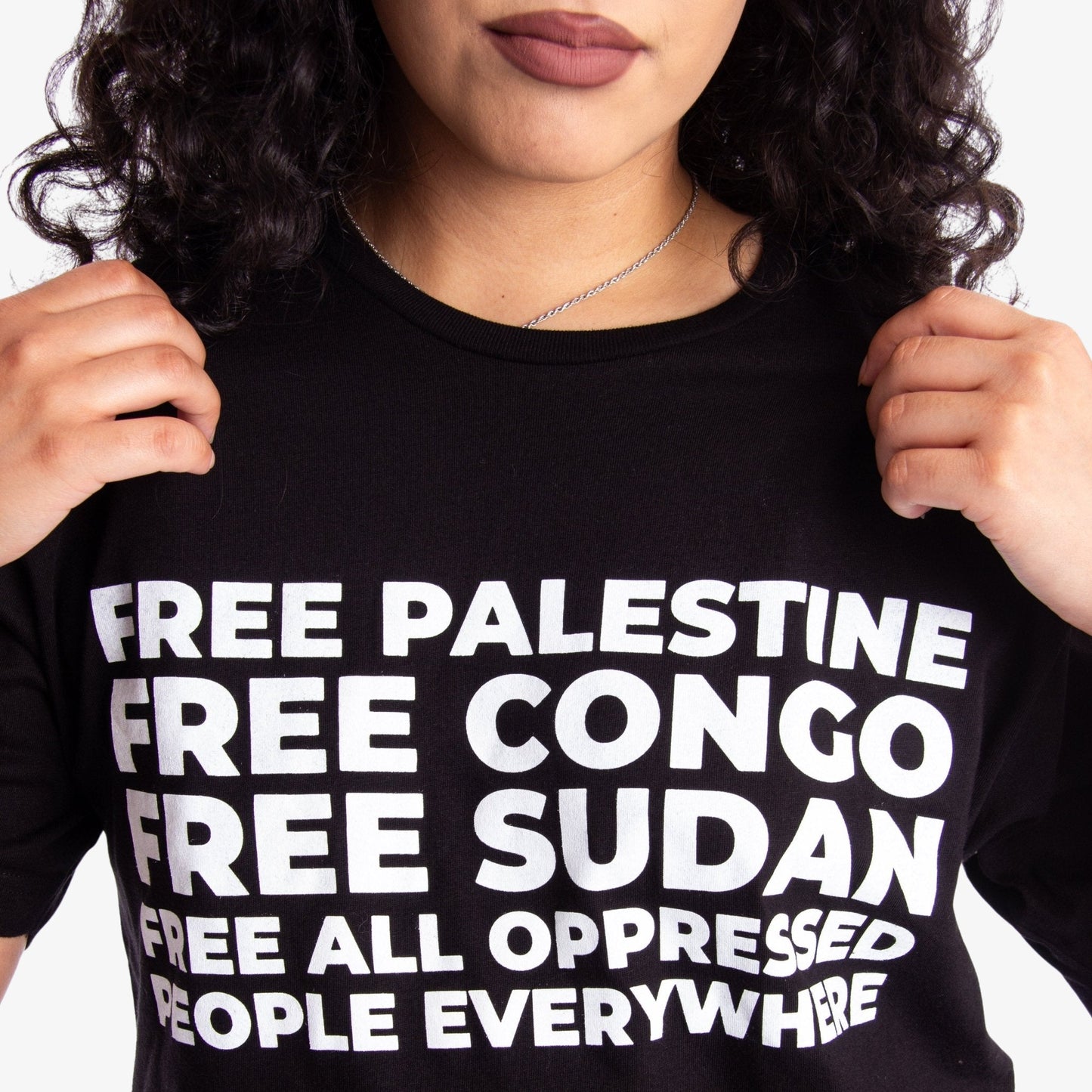 Free All Oppressed Tee Wear The Peace Short Sleeves S