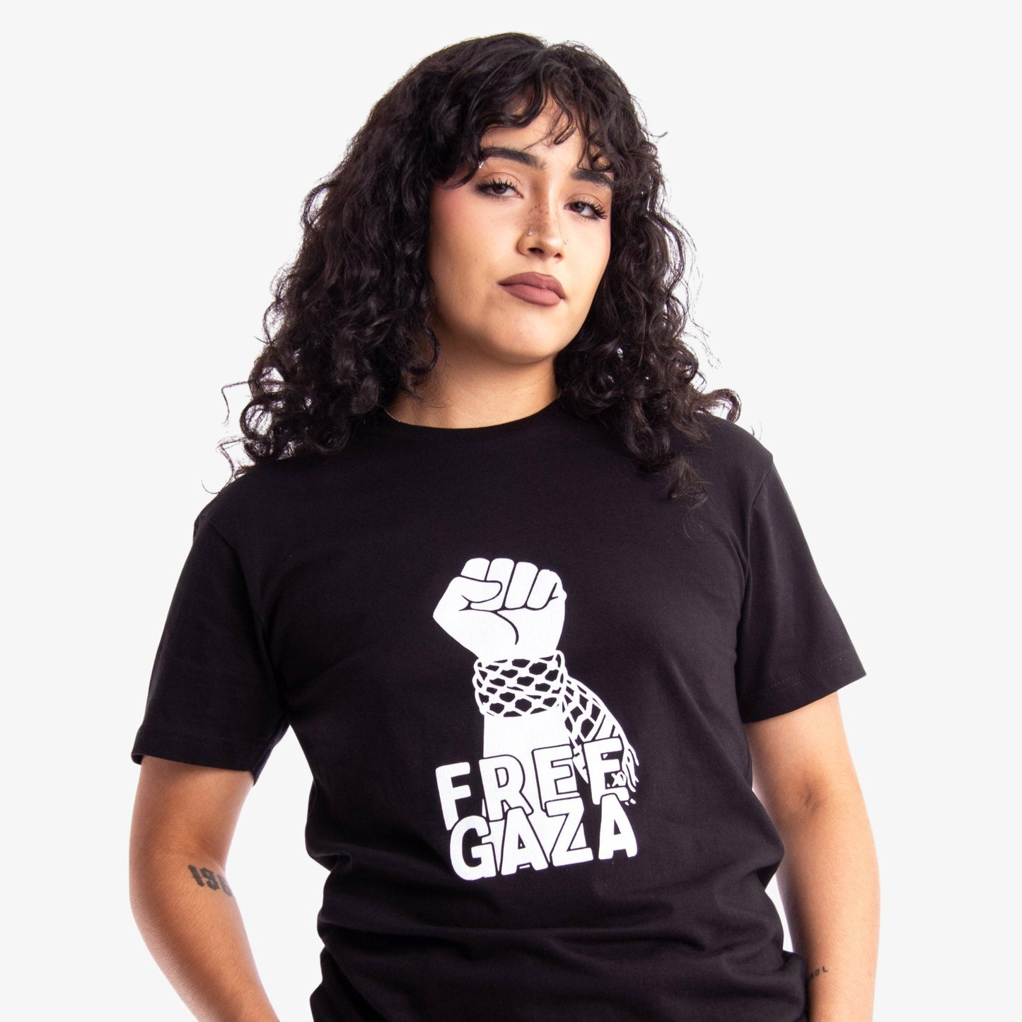 FREE G@Z@ Tee Wear The Peace Short Sleeves S