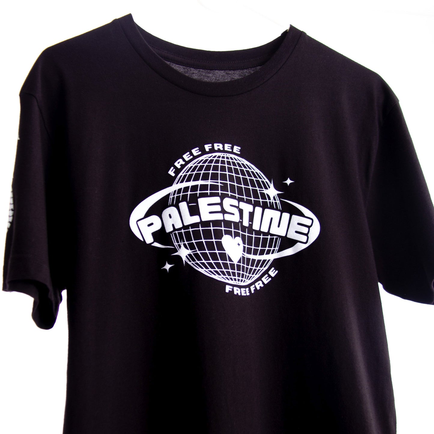 Free Palestine Arabic Support Palestine And Gaza Jerusalem Men's Back Print T-shirt | DE Free Palestine Arabic Support Palestine And Gaza Jerusalem Men's Back Print T-shirt | DE