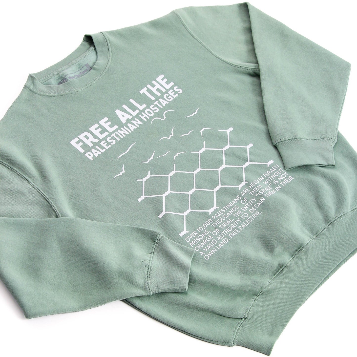 Free The Hostages Crewneck Wear The Peace Crewnecks S