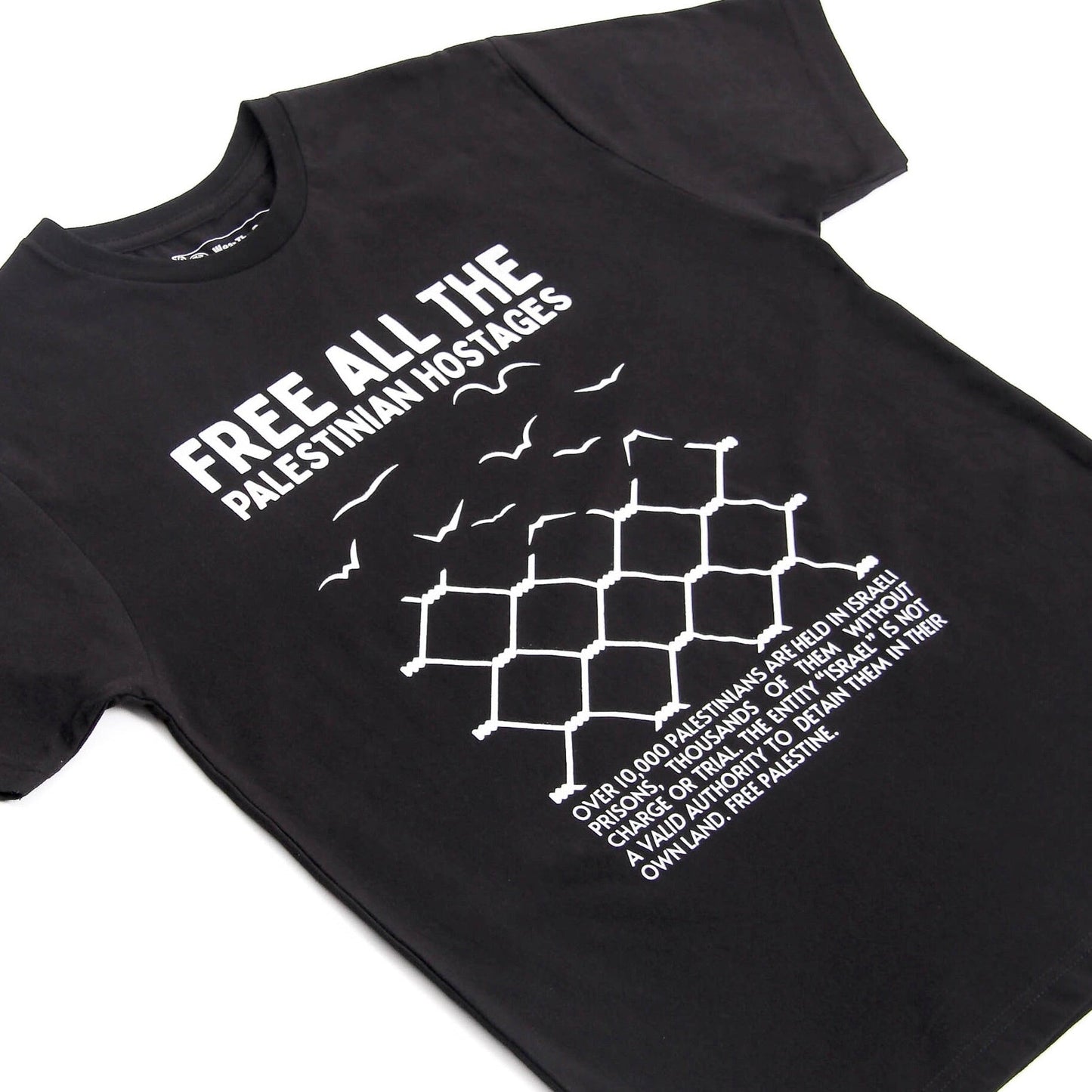 Free The Hostages Tee Wear The Peace Short Sleeves Red S