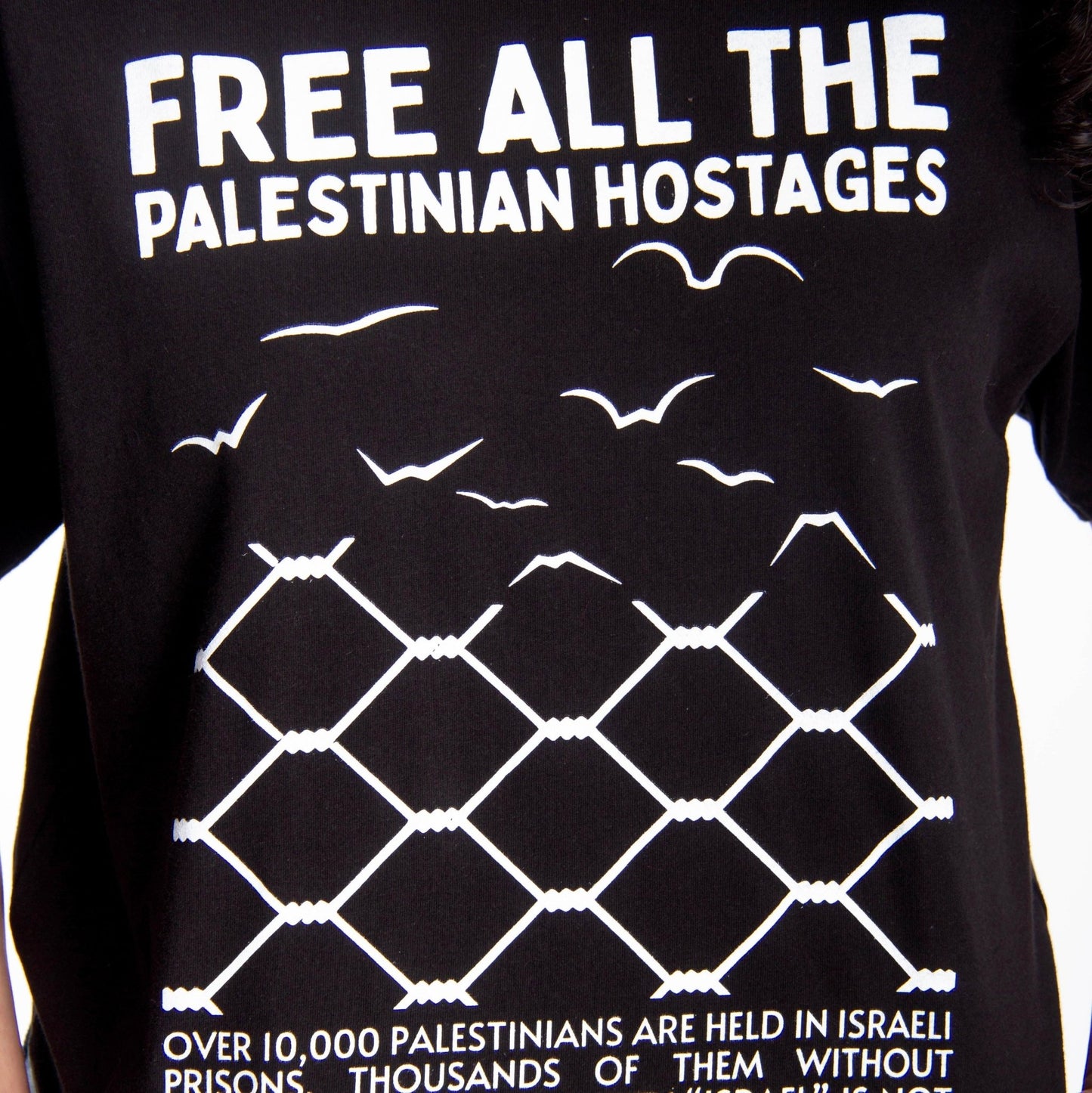 Free The Hostages Tee Wear The Peace Short Sleeves Red S