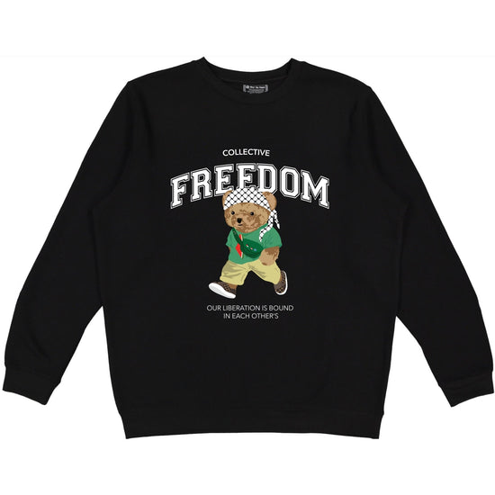 Freedom Bear Crewneck Wear The Peace Crewnecks S