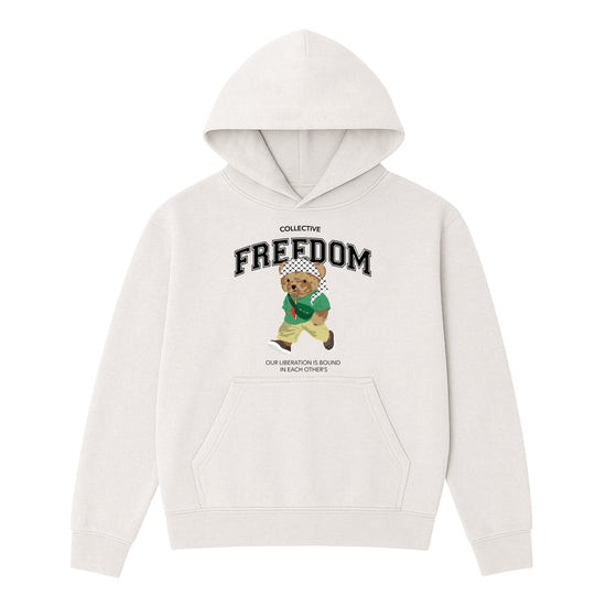 Freedom Bear Heavyweight Hoodie Wear The Peace Hoodies Off White S