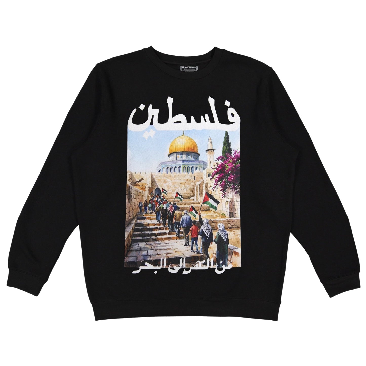 Freedom March Crewneck Wear The Peace Crewnecks S