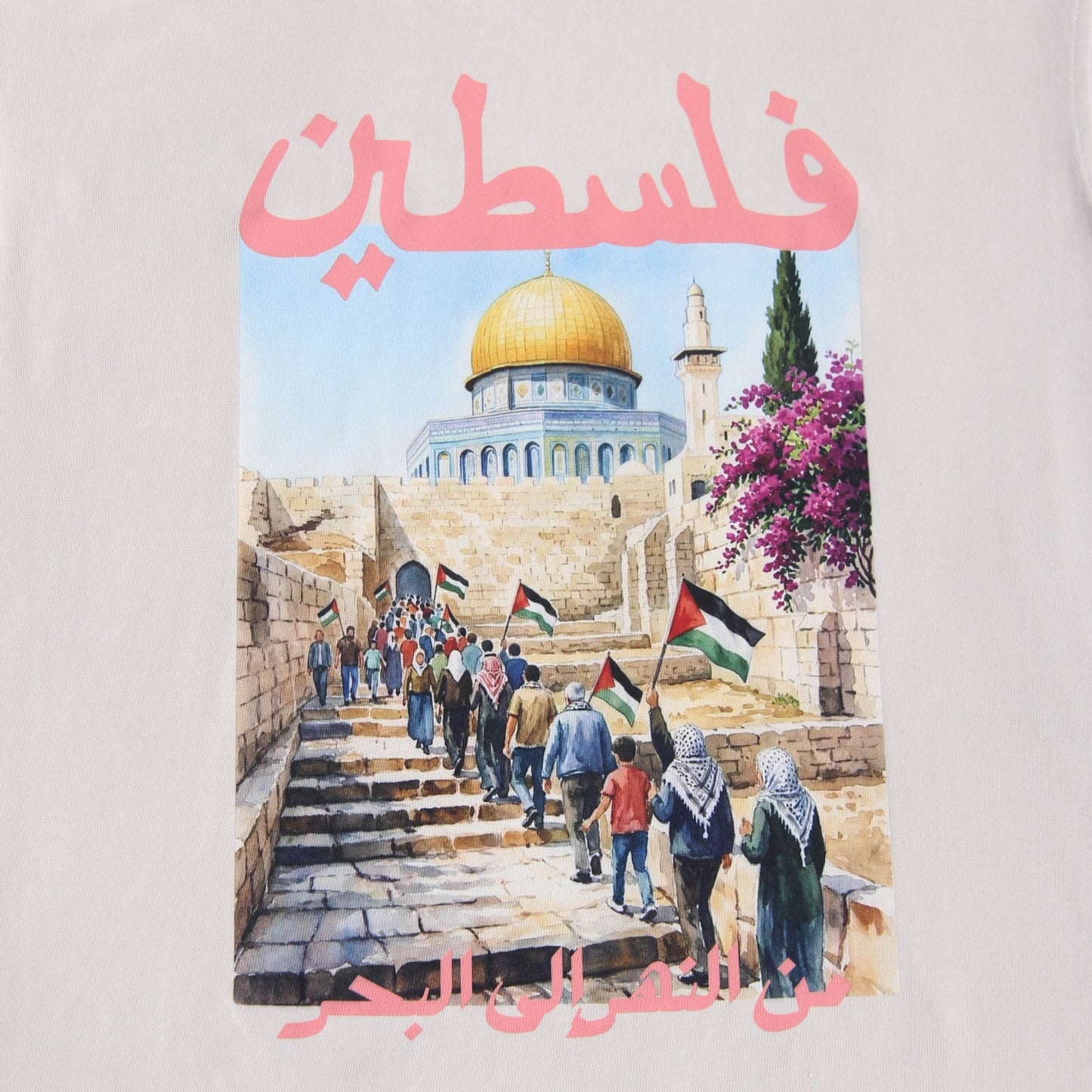 Freedom March Heavyweight Tee Wear The Peace Short Sleeves Lunar Rock S