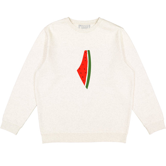 Freedom Melon Crewneck Wear The Peace Crewnecks Oatmeal S