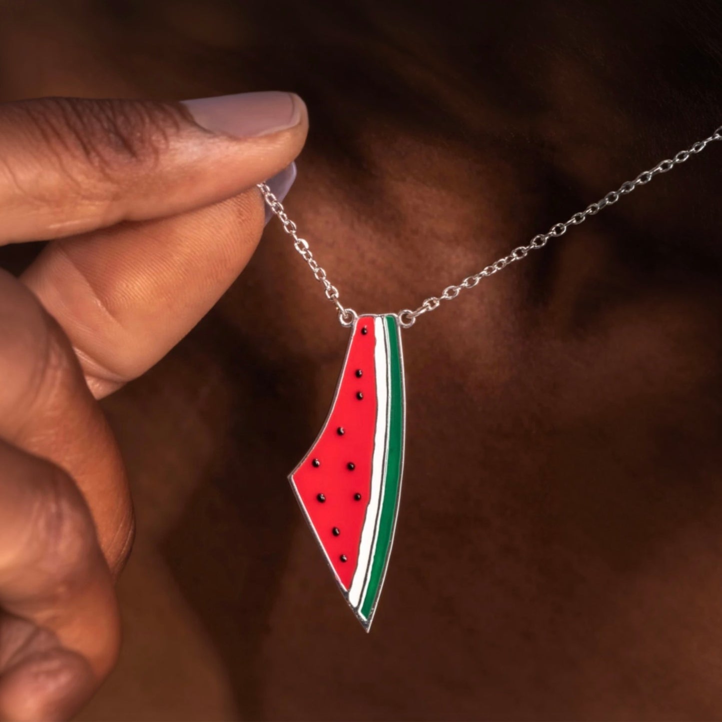 Freedom Melon Necklace Wear The Peace Necklaces Gold