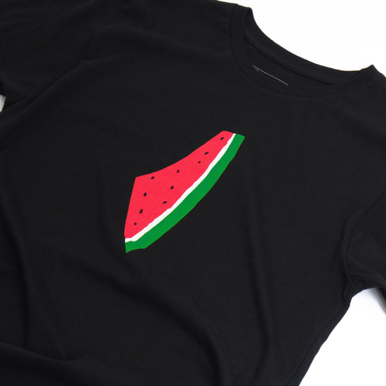 Freedom Melon Tee Wear The Peace Short Sleeves Black S