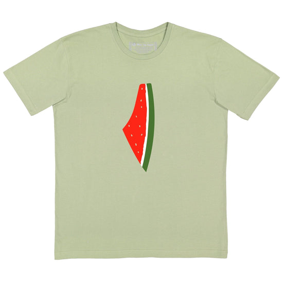 Freedom Melon Tee Wear The Peace Short Sleeves Sage S