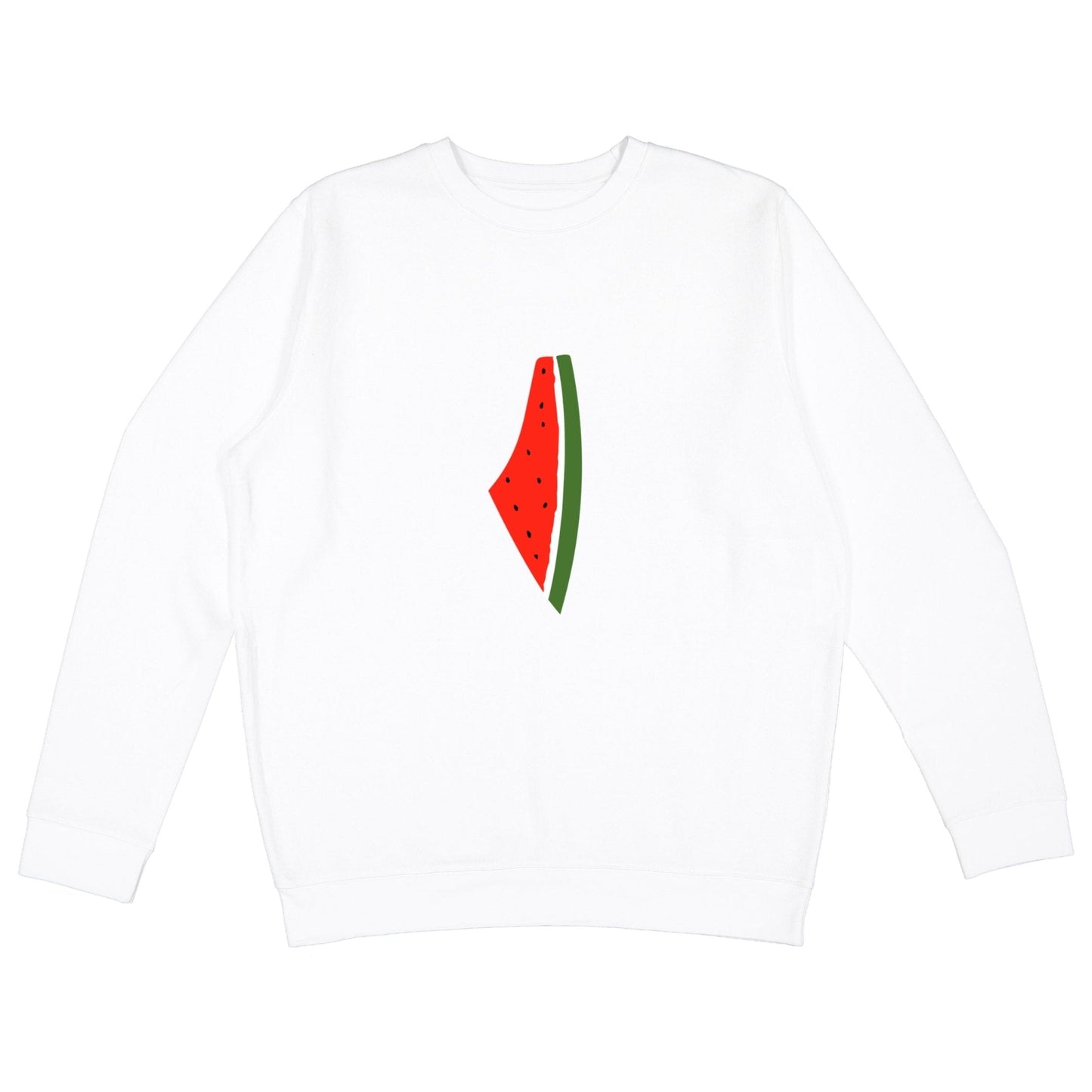 Freedom Melon White Crewneck Wear The Peace Crewnecks S