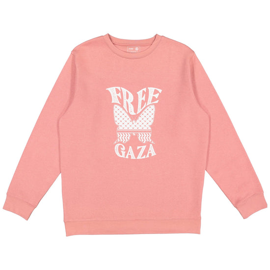 Gaza Butterfly Crewneck Wear The Peace Crewnecks S