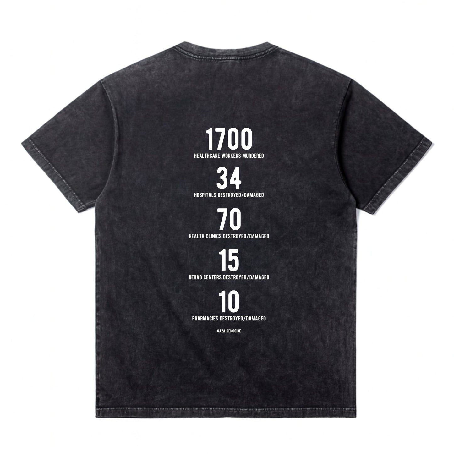 Gaza Medical Tee Wear The Peace Short Sleeves S