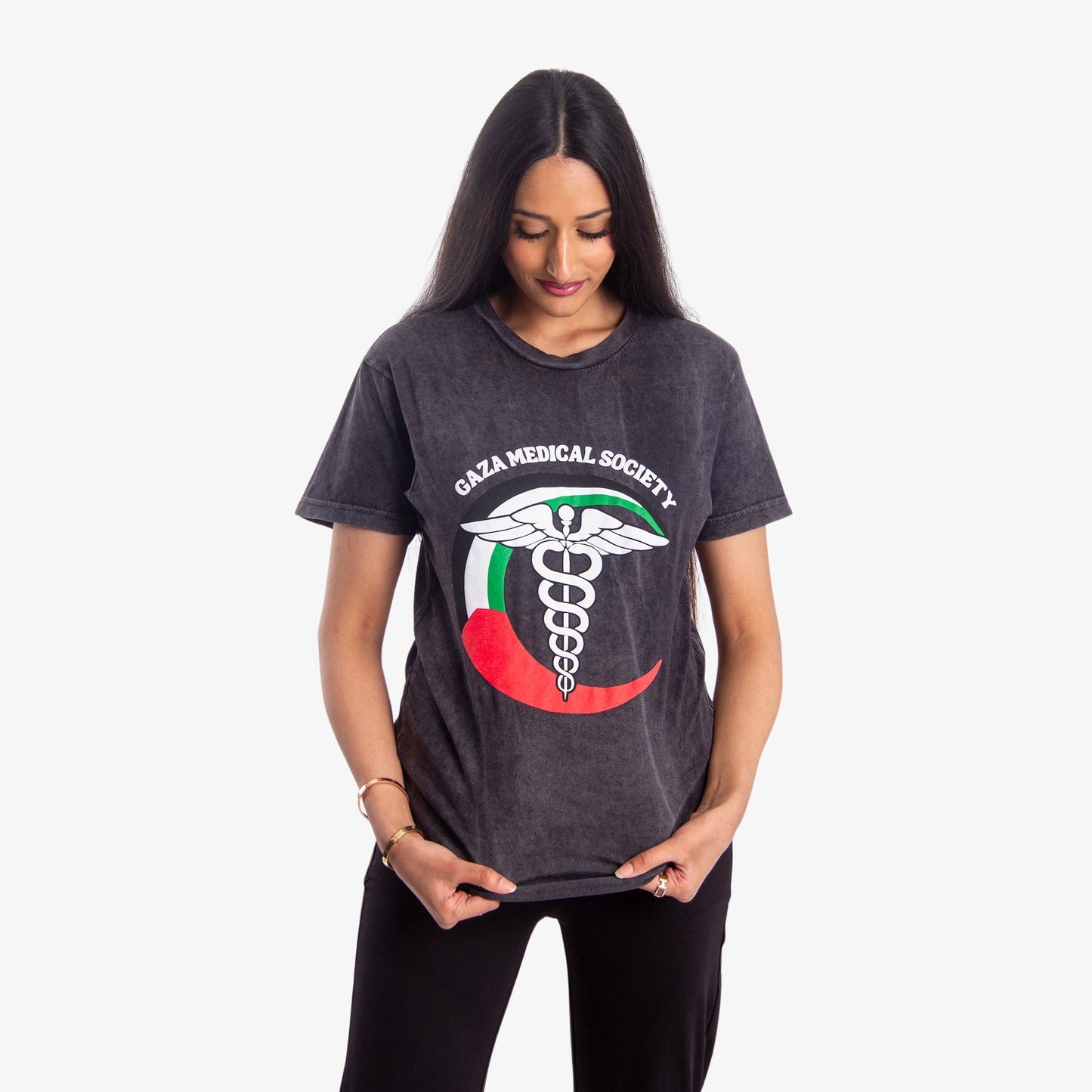 Gaza Medical Tee Wear The Peace Short Sleeves S