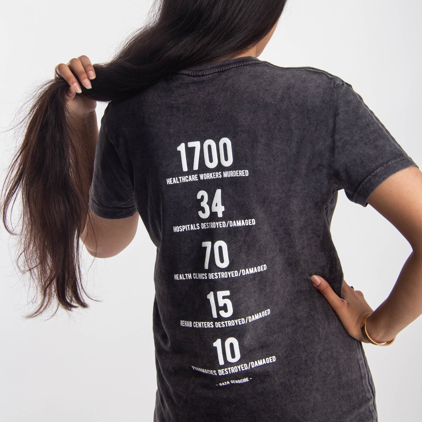 Gaza Medical Tee Wear The Peace Short Sleeves S