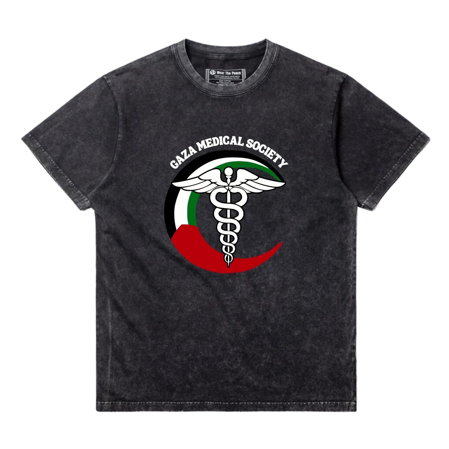 Gaza Medical Tee Wear The Peace Short Sleeves S