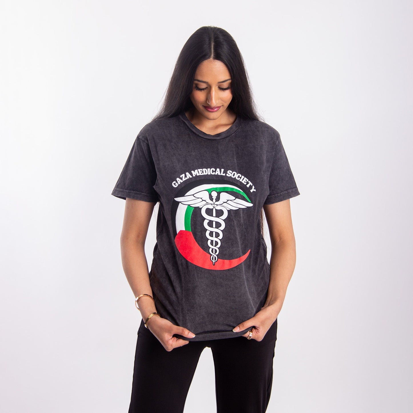 Gaza Medical Tee Wear The Peace Short Sleeves S