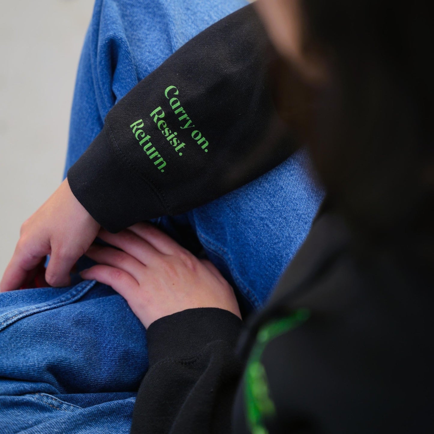 Gaza's Turtle Embroidered Hoodie (Plestia X WTP) Wear The Peace Hoodies S