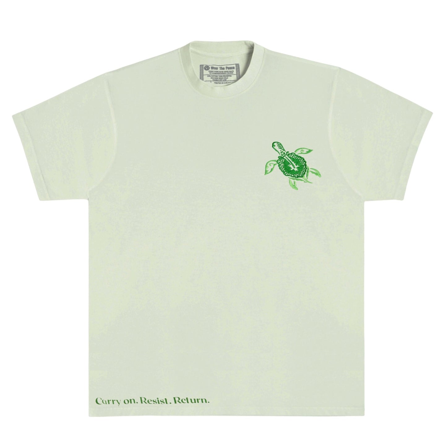 Gaza's Turtle Heavyweight Tee (Plestia X WTP) Wear The Peace Short Sleeves S