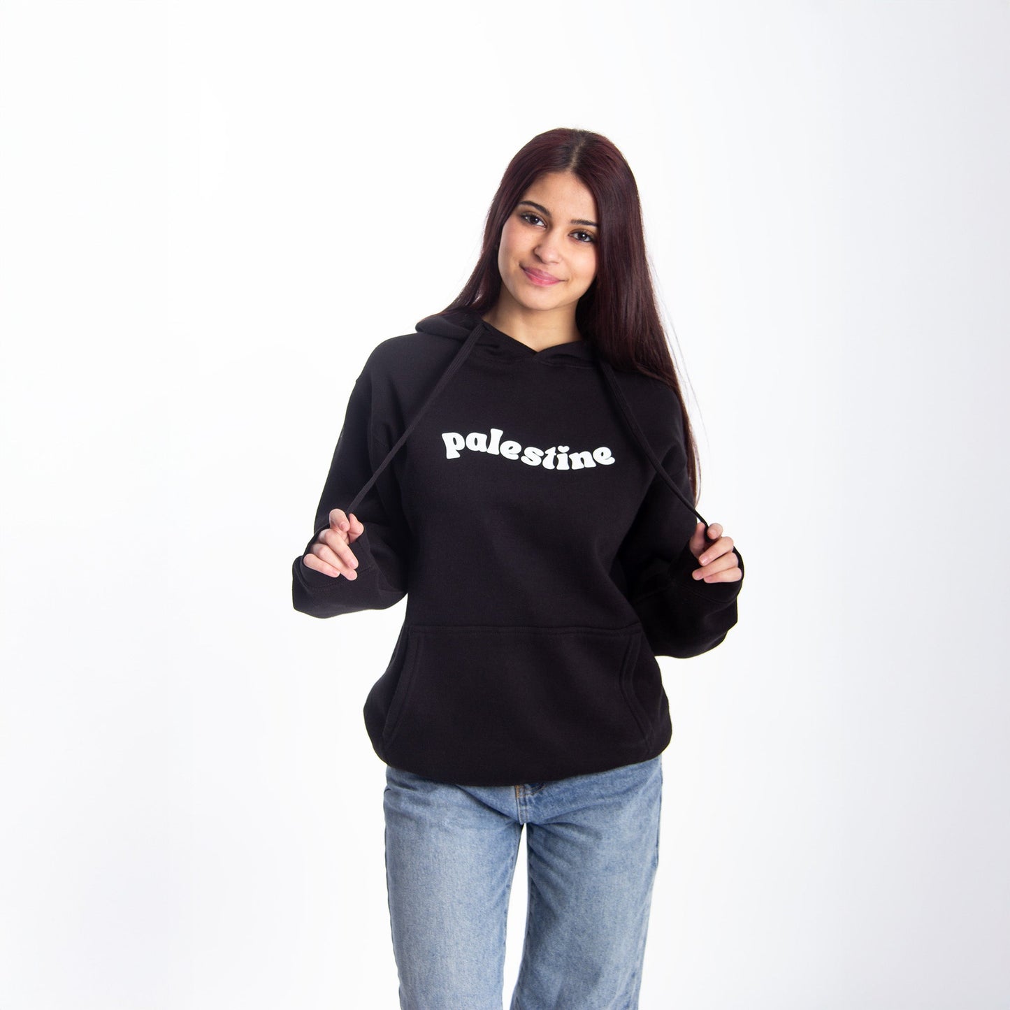 Handala Heart Hoodie Wear The Peace Hoodies S