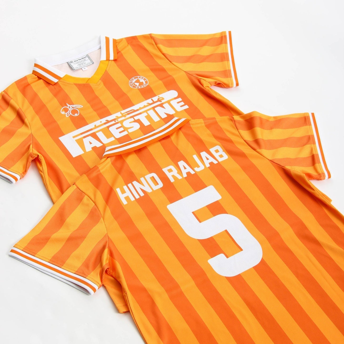 Hind Rajab World Cup Home Jersey Wear The Peace Short Sleeves S