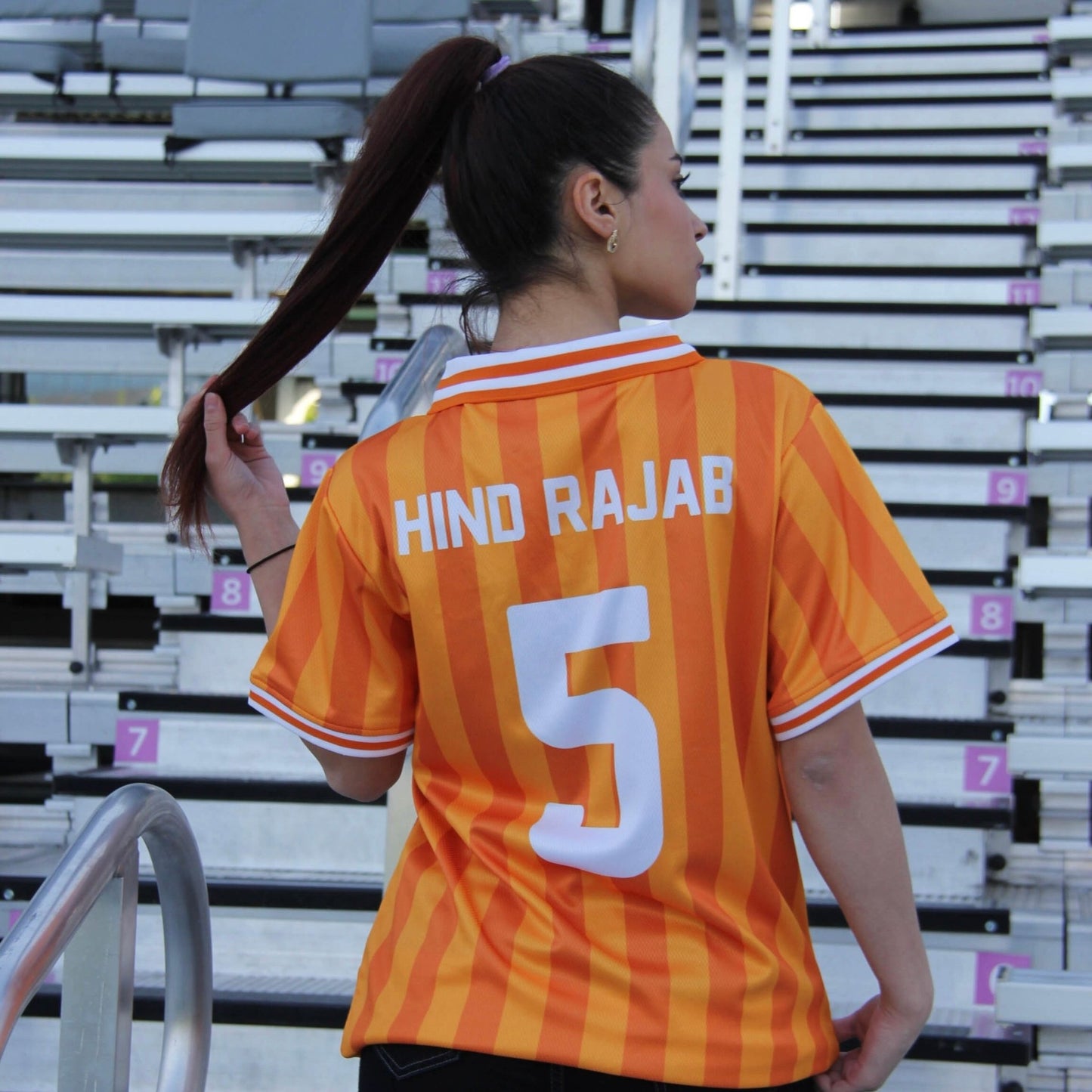 Hind Rajab World Cup Home Jersey Wear The Peace Short Sleeves S