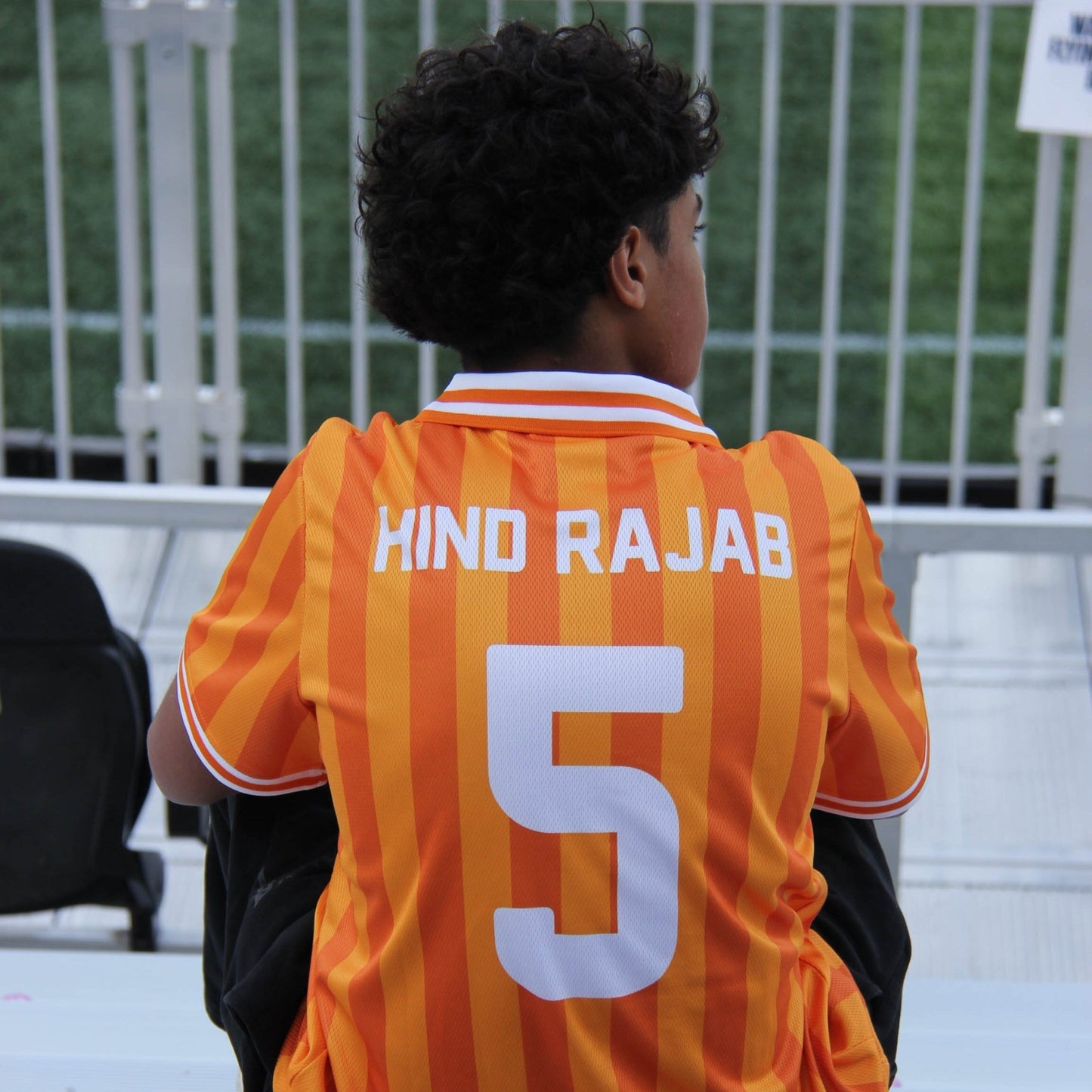 Hind Rajab World Cup Home Jersey Wear The Peace Short Sleeves S