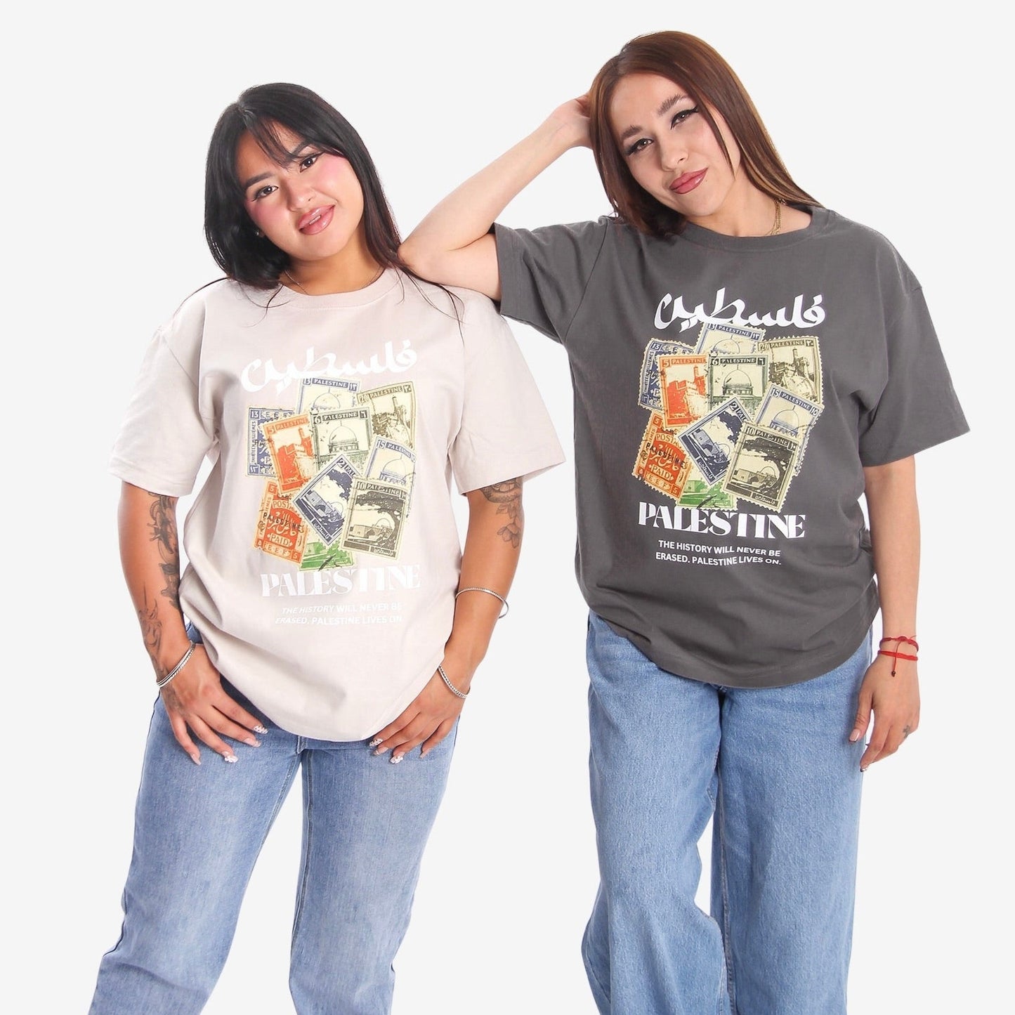 History Won't Be Erased Heavyweight Tee Wear The Peace Short Sleeves French Oak S