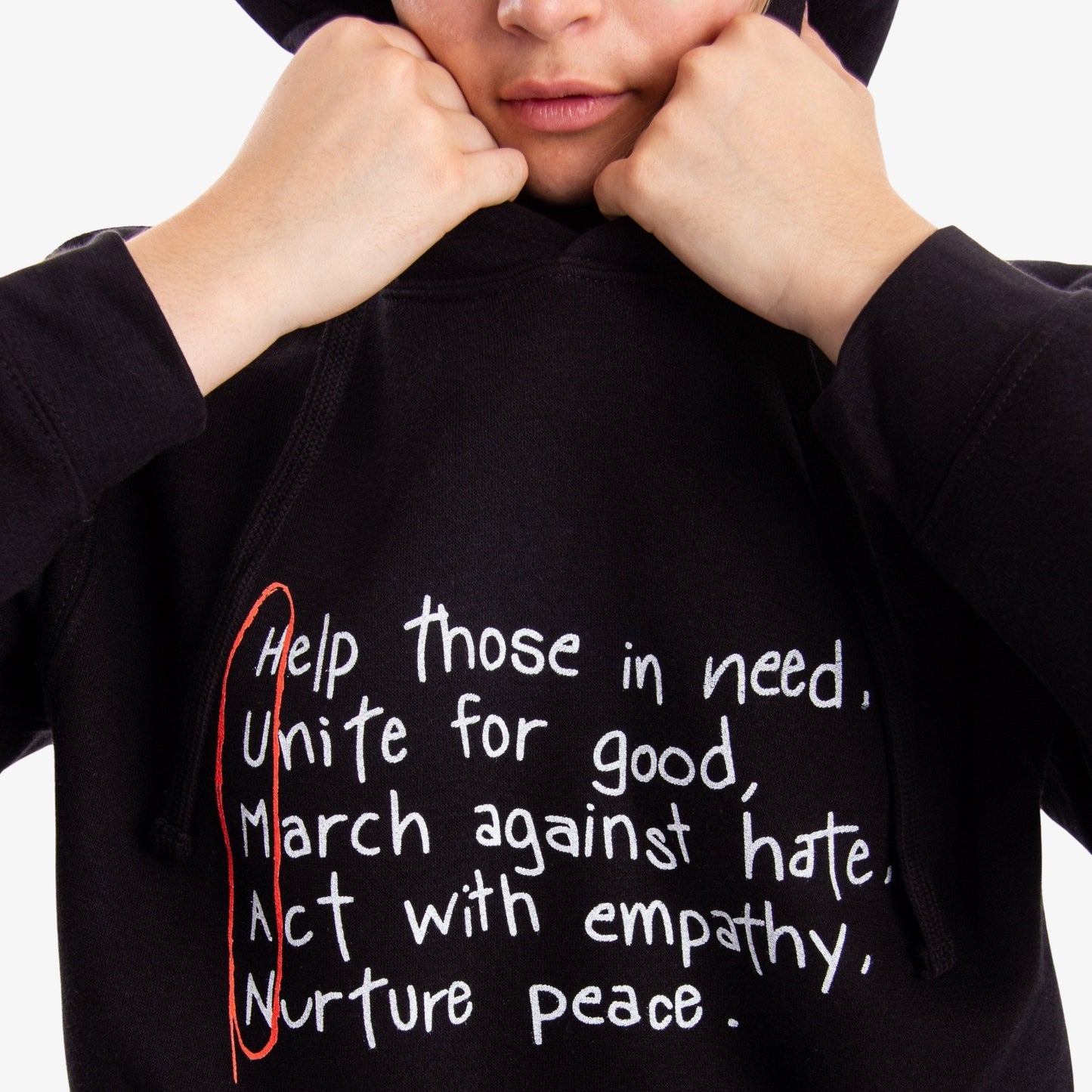 Human Values Hoodie Wear The Peace Hoodies S