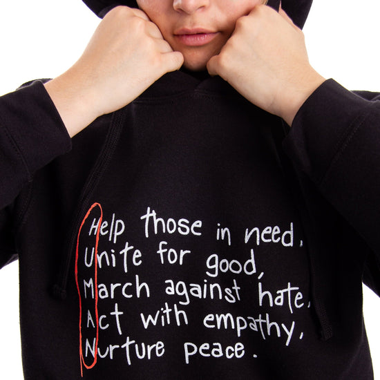 Human Values Hoodie Wear The Peace Hoodies S