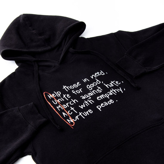 Human Values Hoodie Wear The Peace Hoodies S