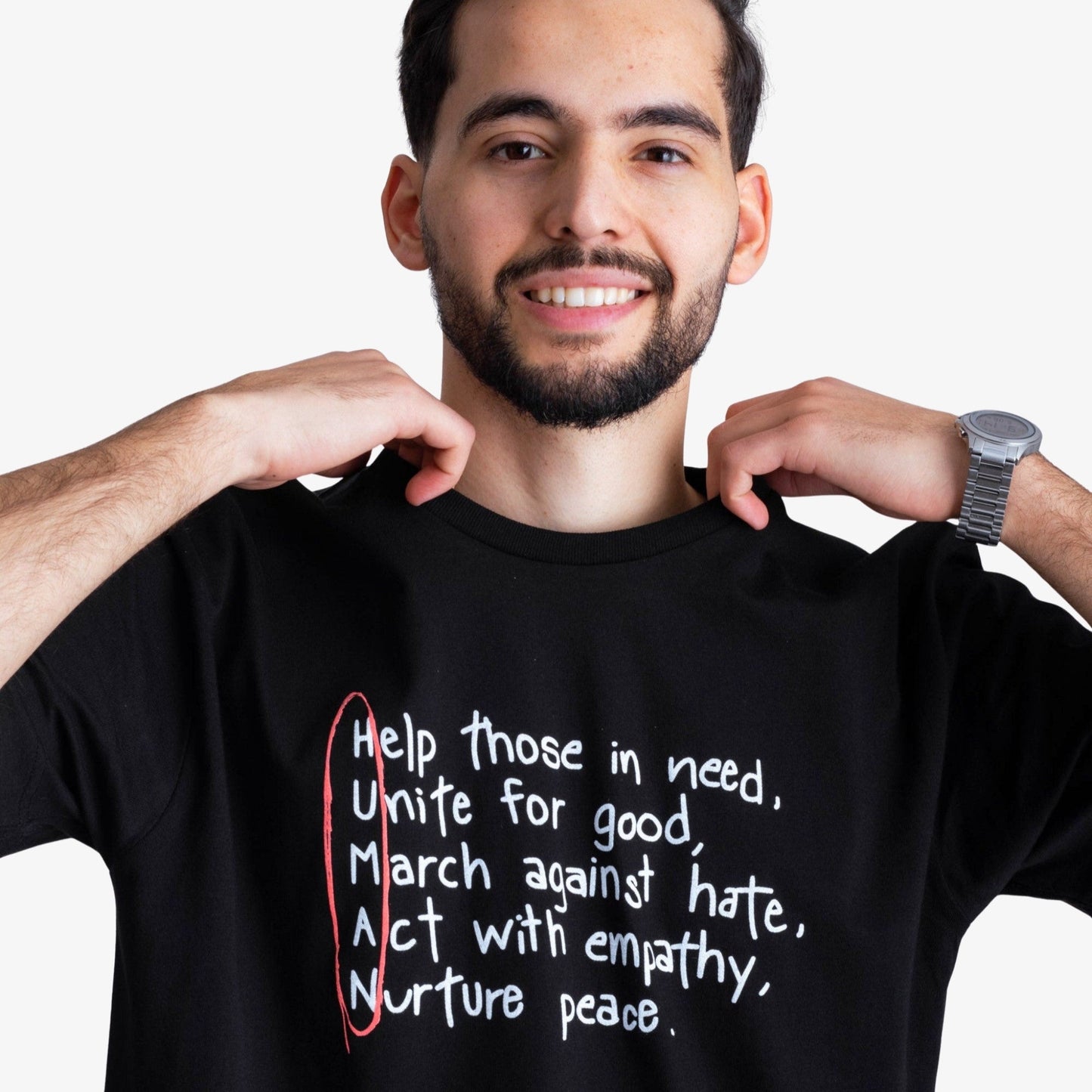 Human Values Tee Wear The Peace Short Sleeves S