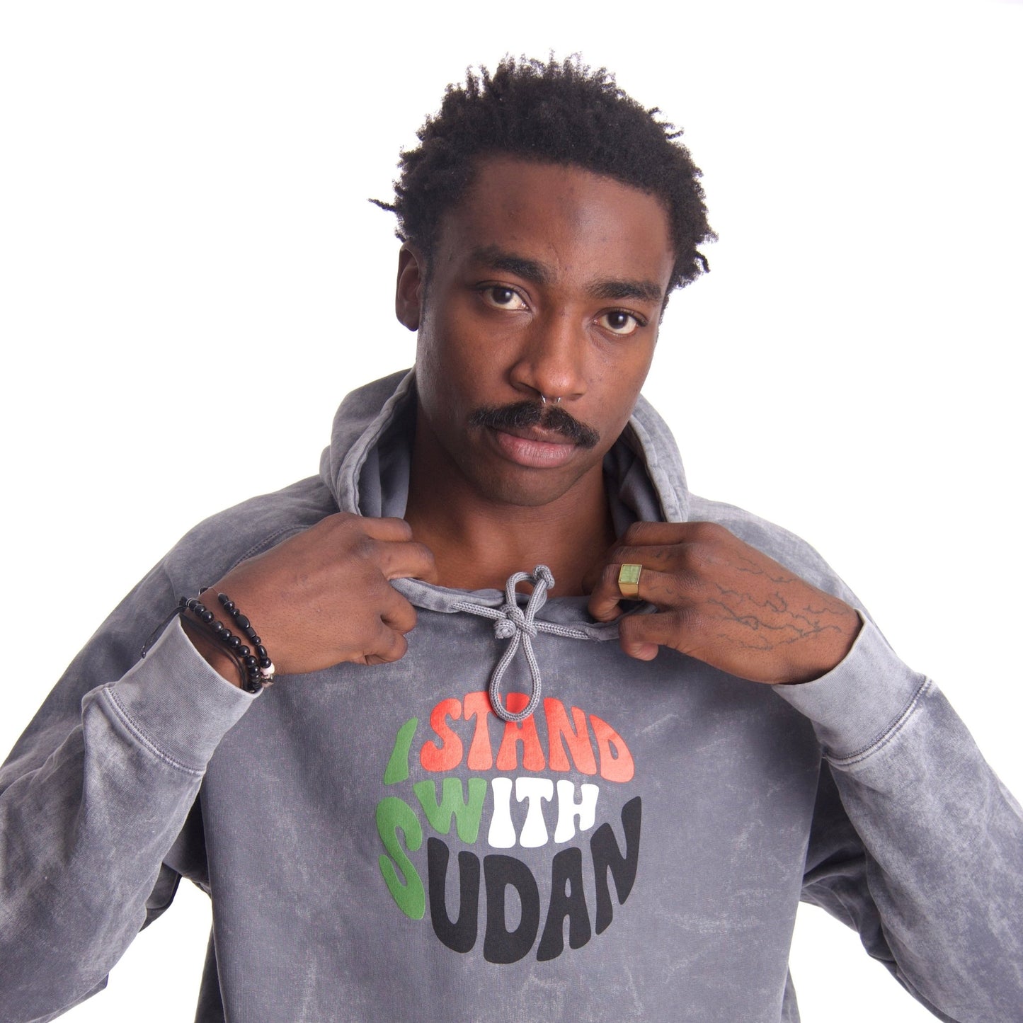I Stand With Sudan Hoodie Wear The Peace Hoodies S