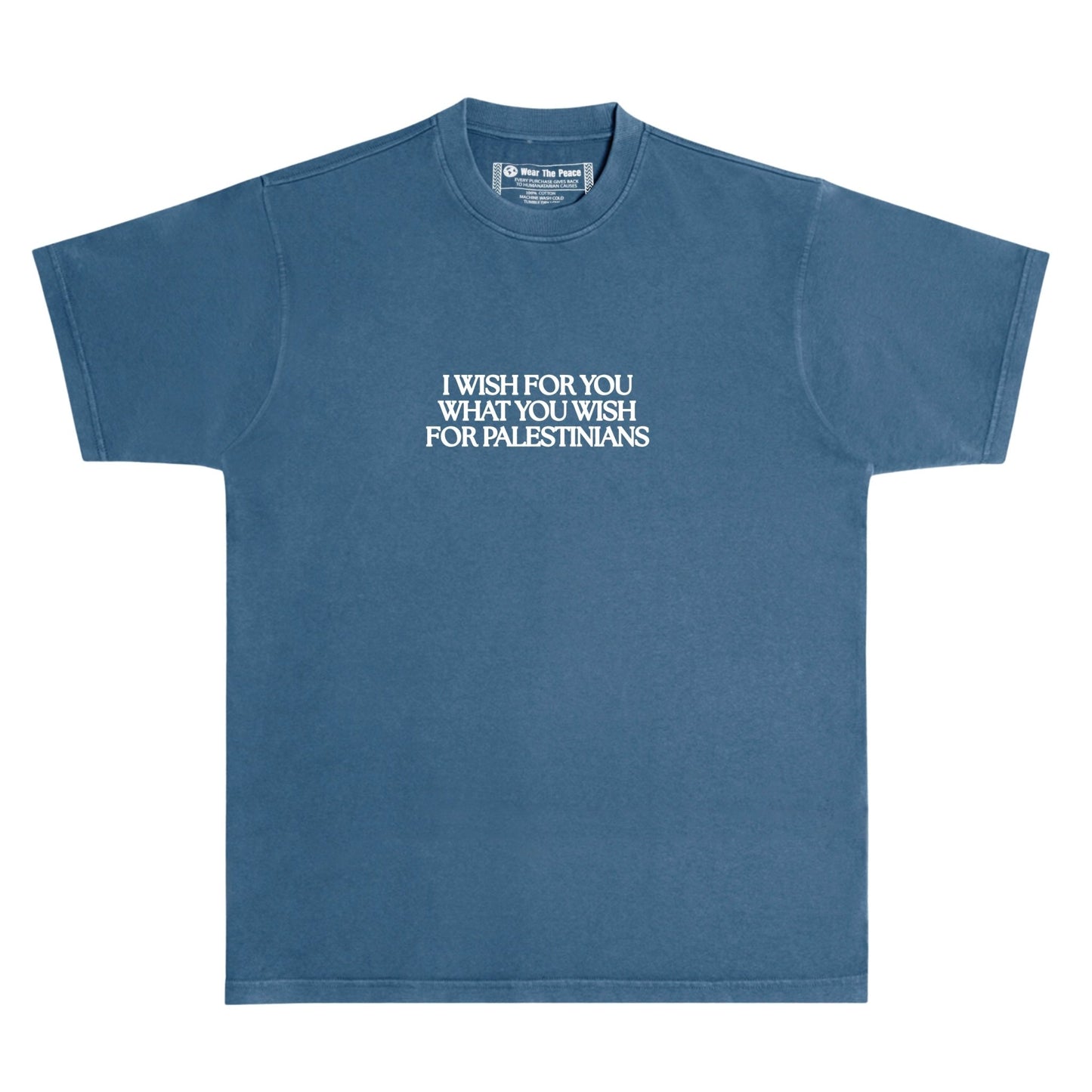 I Wish For You Heavyweight Tee Wear The Peace Short Sleeves S