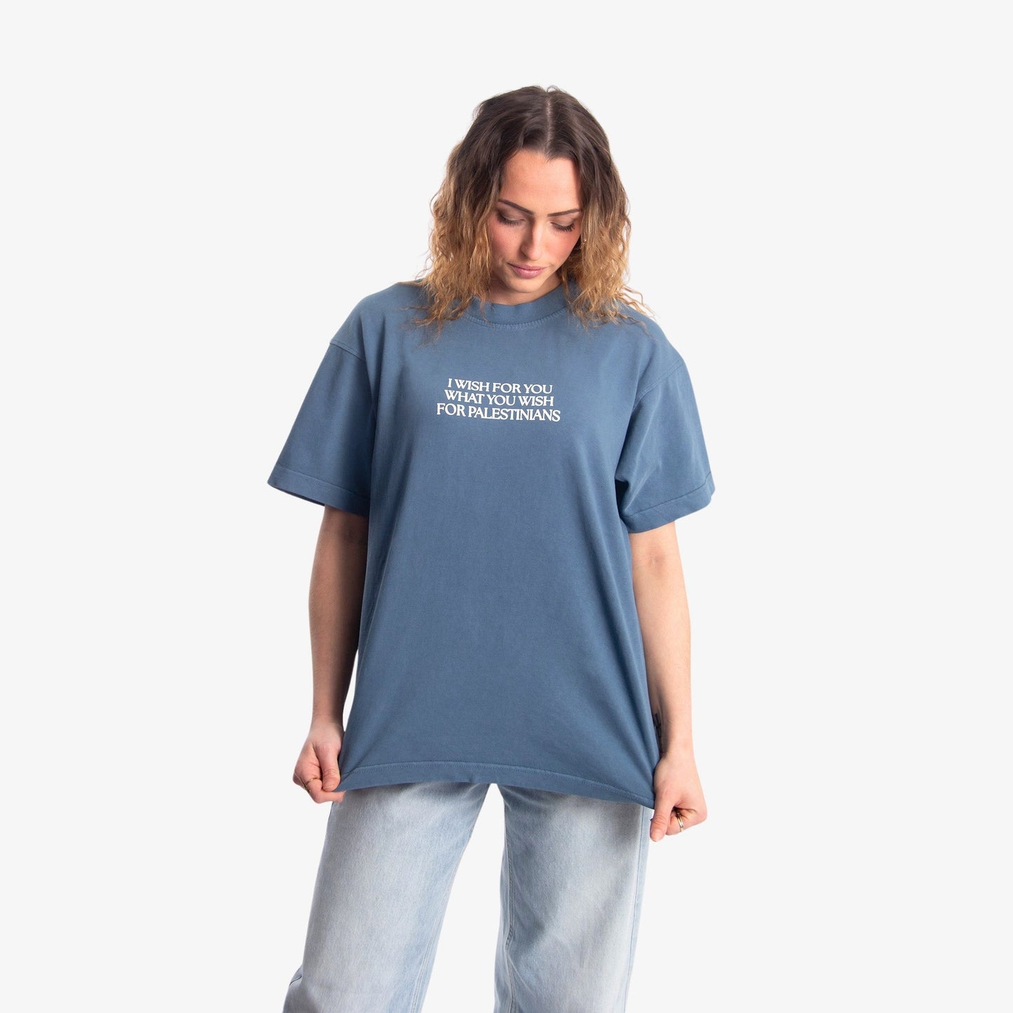 I Wish For You Heavyweight Tee Wear The Peace Short Sleeves S