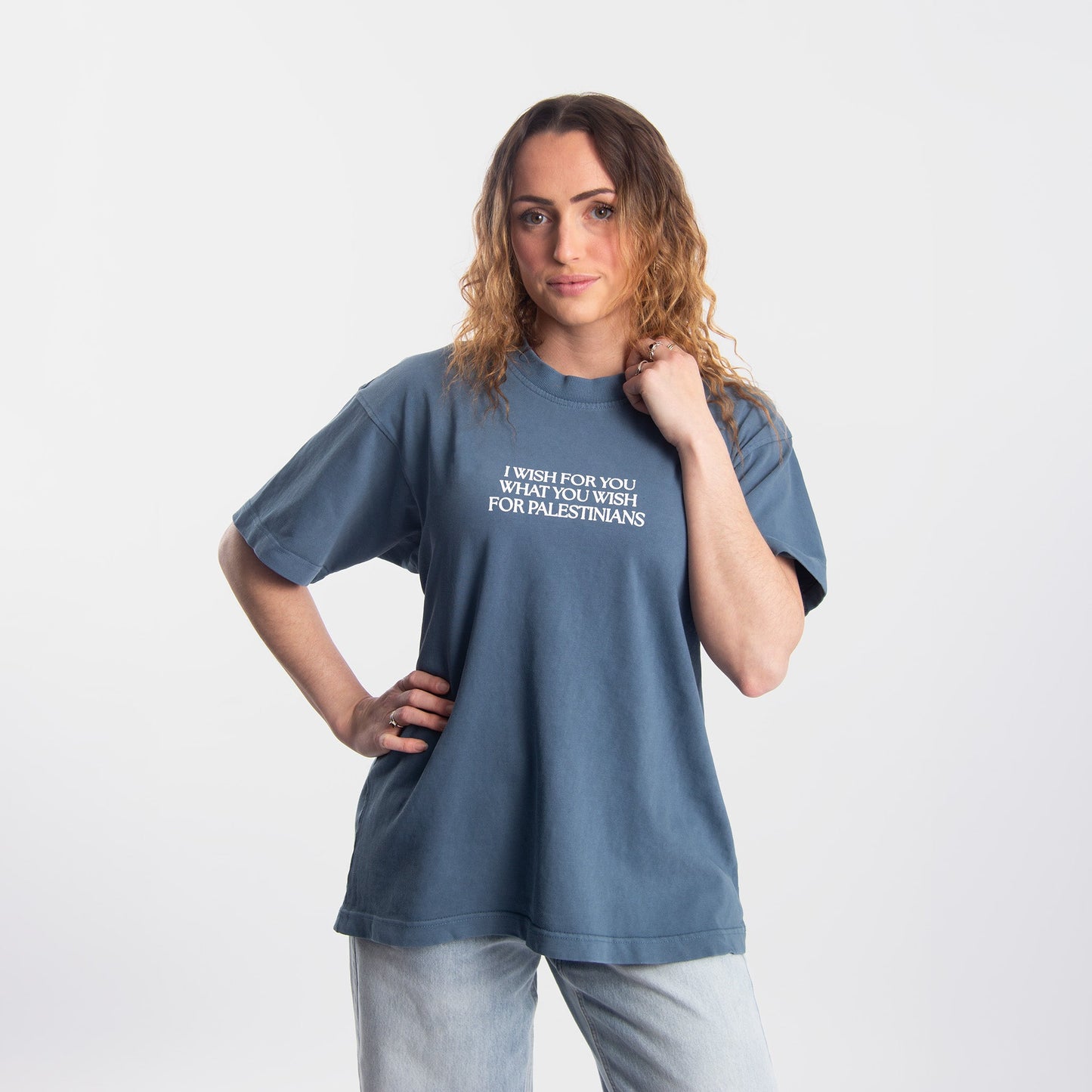 I Wish For You Heavyweight Tee Wear The Peace Short Sleeves S