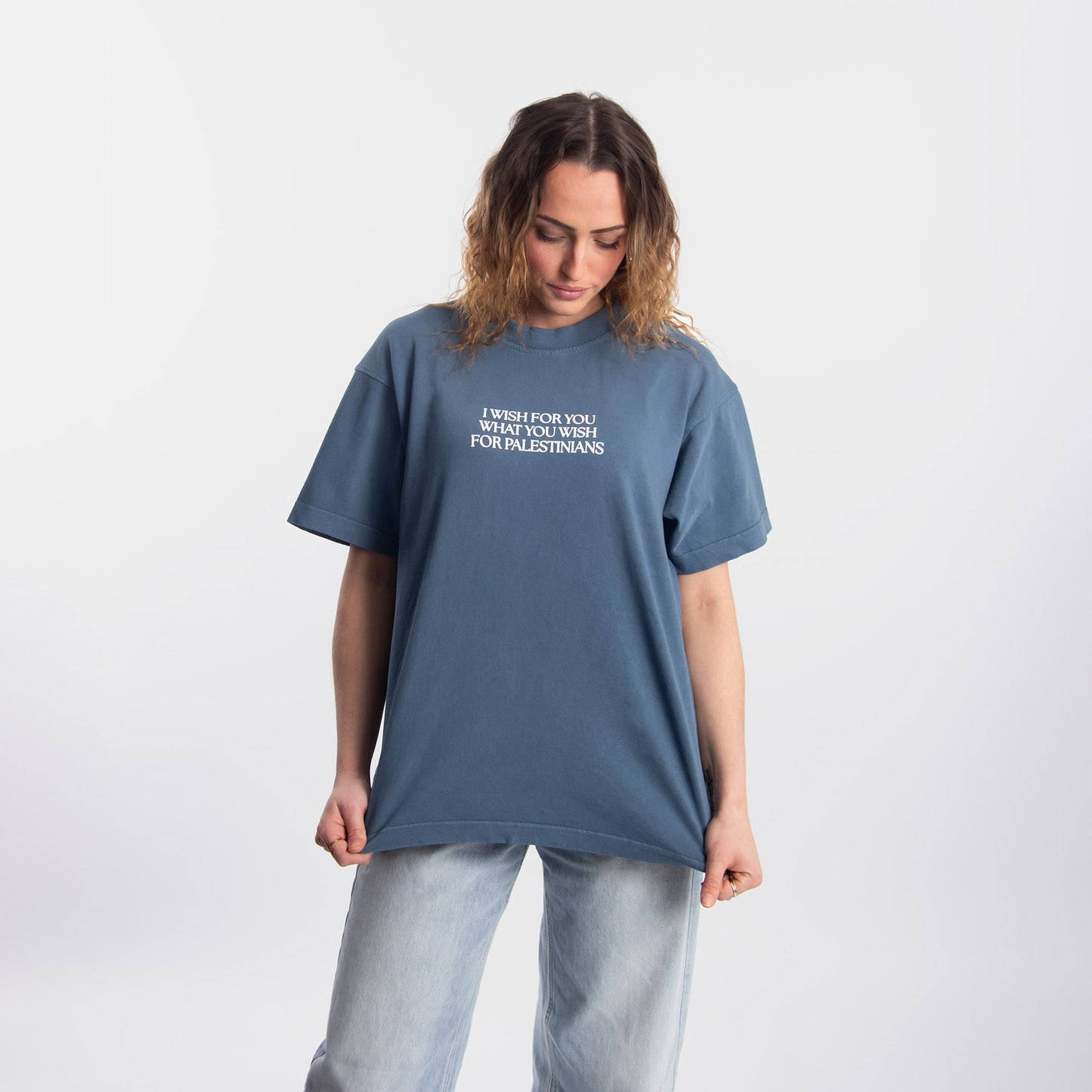 I Wish For You Heavyweight Tee Wear The Peace Short Sleeves S