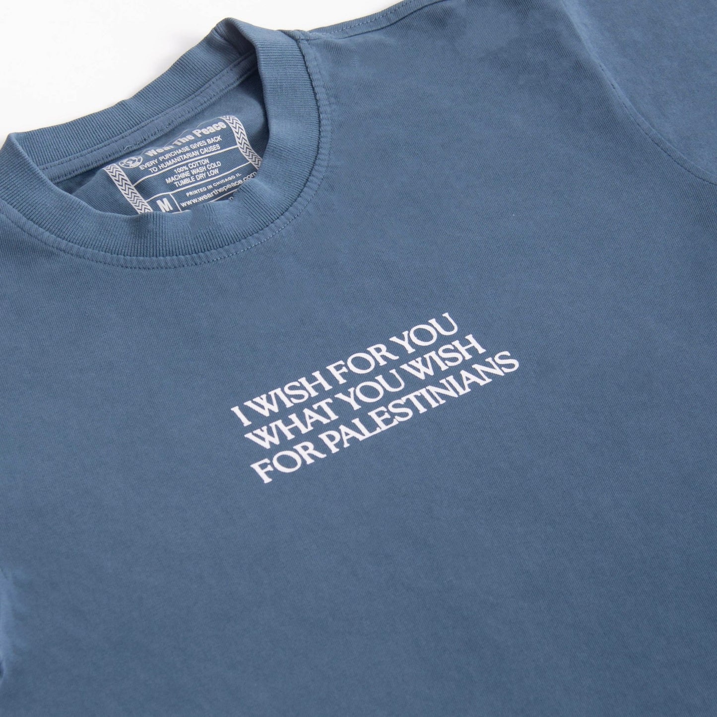 I Wish For You Heavyweight Tee Wear The Peace Short Sleeves S