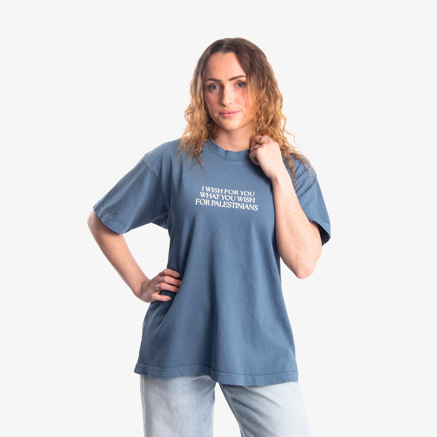 I Wish For You Heavyweight Tee Wear The Peace Short Sleeves S