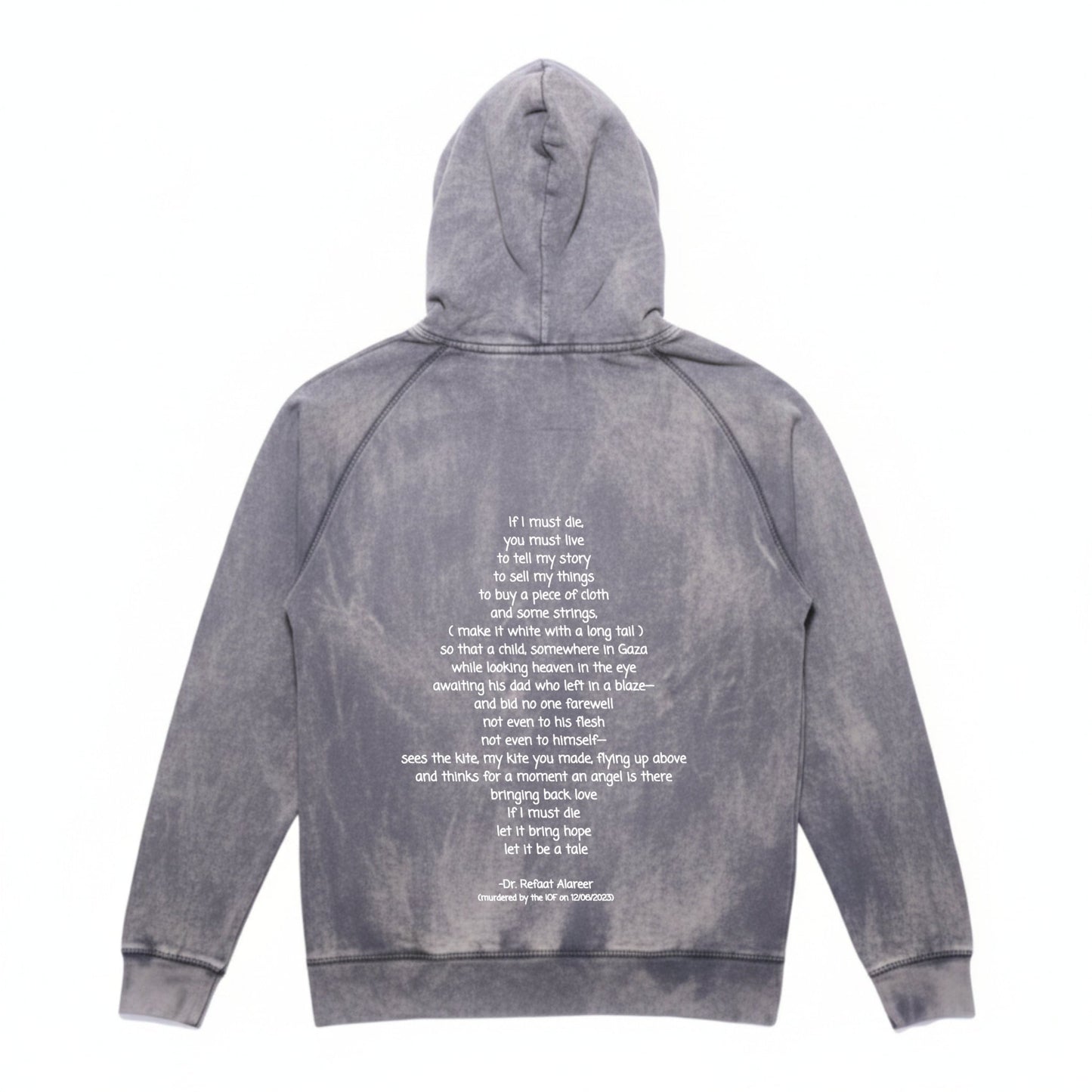 If I Must Die Hoodie (Dr. Refaat X WTP) Wear The Peace Hoodies S