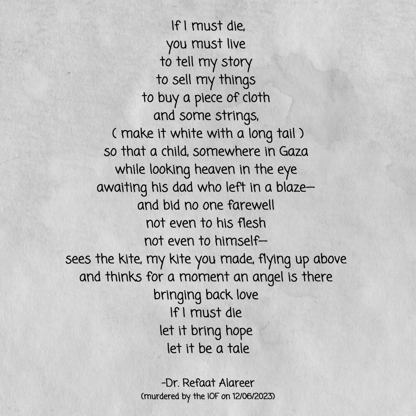 If I Must Die Hoodie (Dr. Refaat X WTP) Wear The Peace Hoodies S