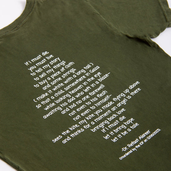 If I Must Die Tee (Dr. Refaat X WTP) Wear The Peace Short Sleeves S