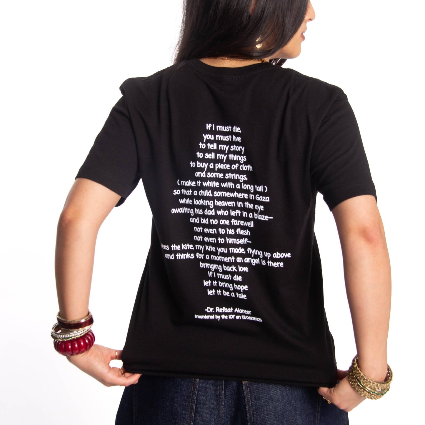 If I Must Die Tee (Dr. Refaat X WTP) Wear The Peace Short Sleeves Black S