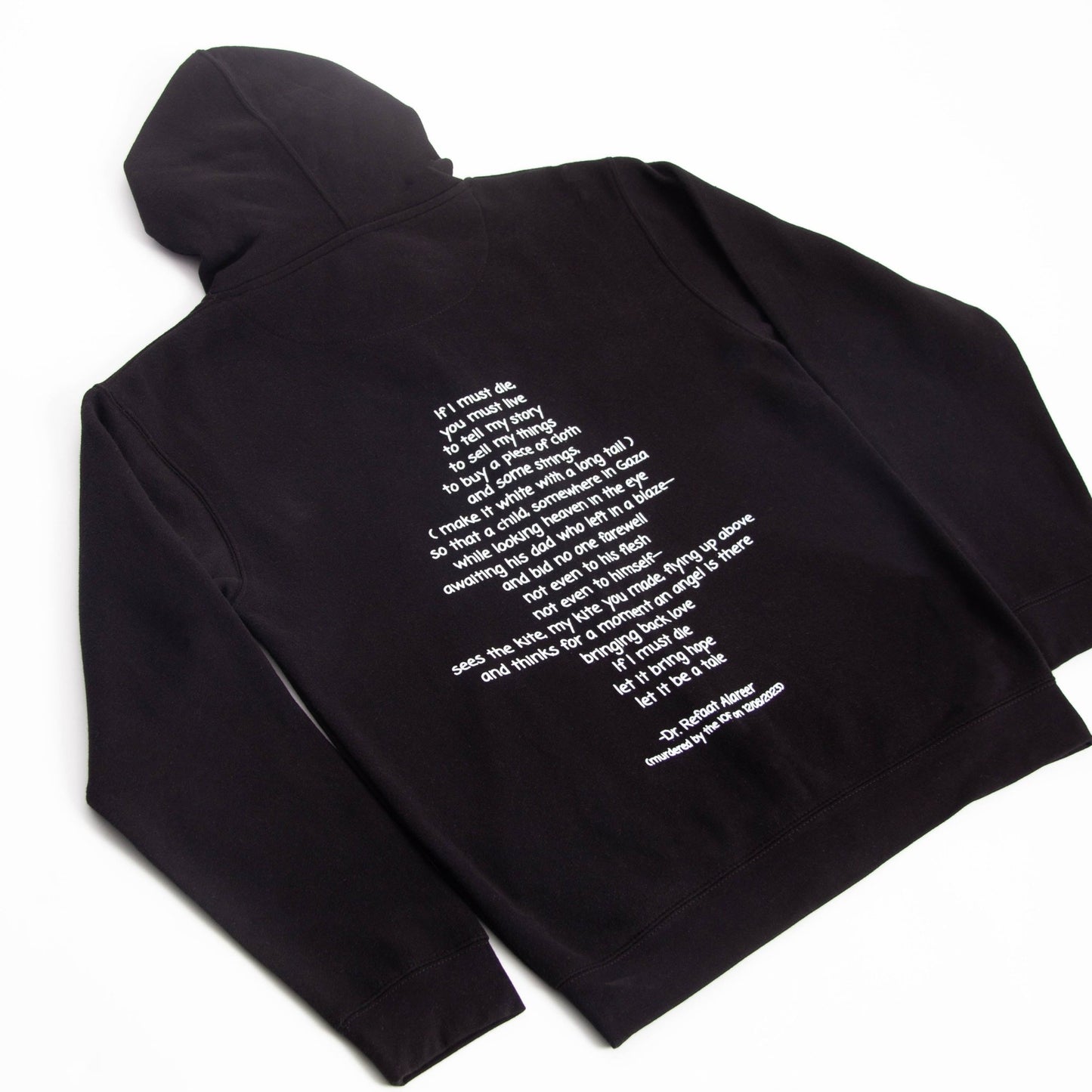 If I Must Die Zip - Up Hoodie (Dr. Refaat X WTP) Wear The Peace Hoodies S